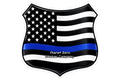 Police Flag Badge