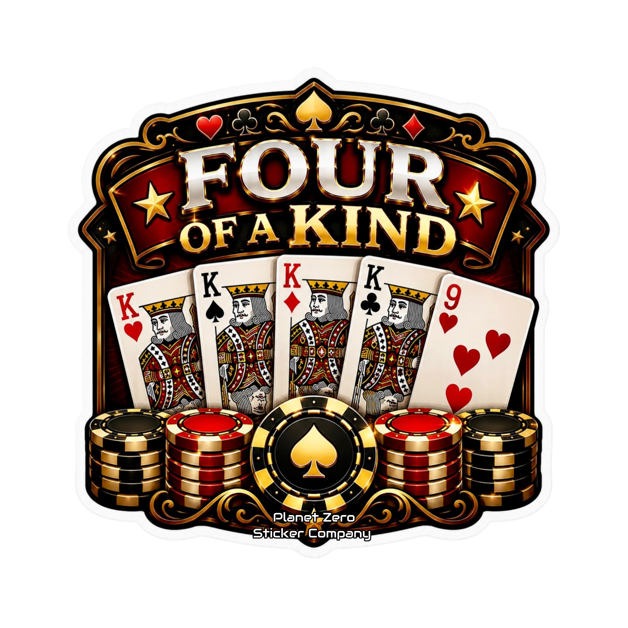 Casino Theme (4 of a Kind) Poker