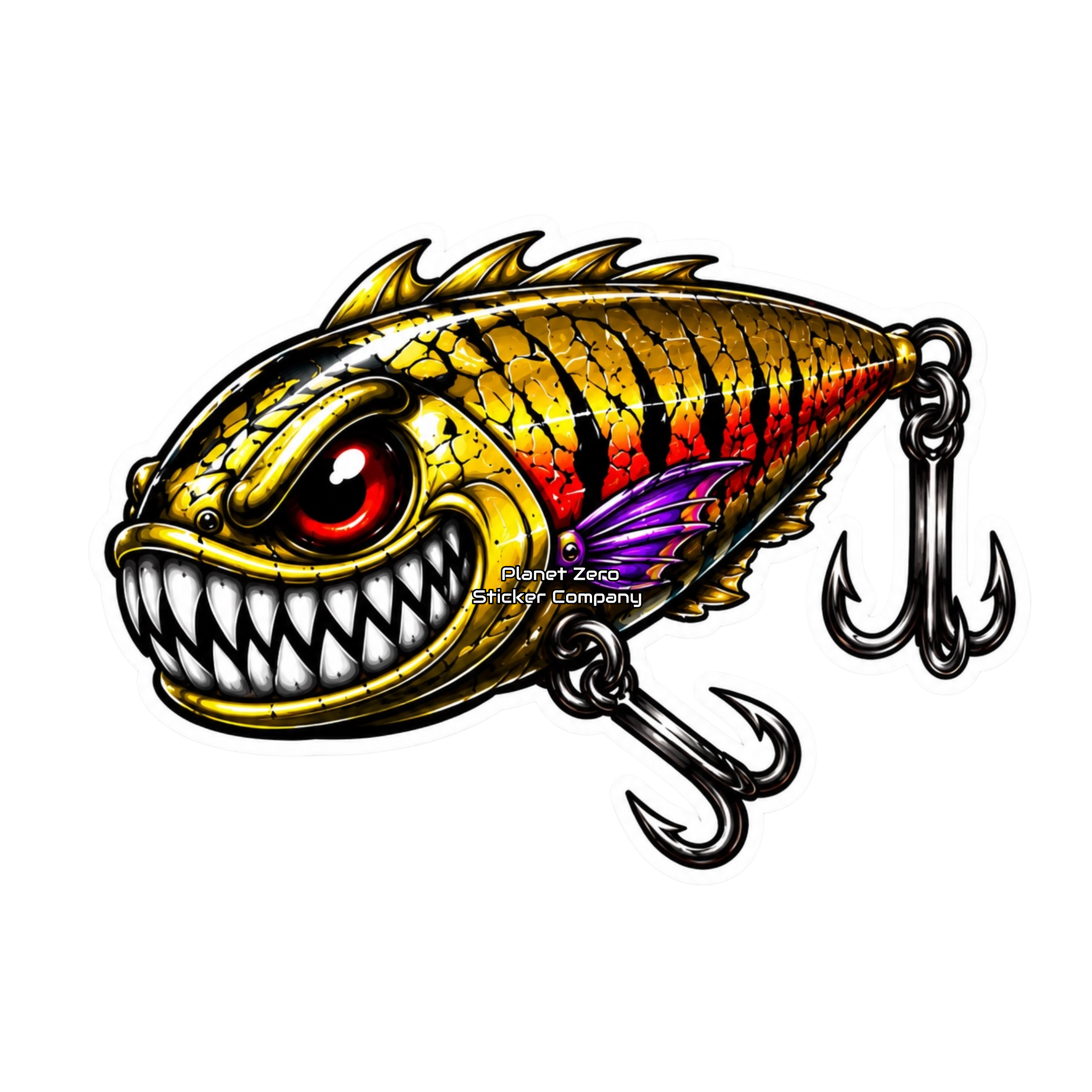 Strike Beasts™️ •Inferno• Fishing Lure Sticker