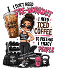 Pre-workout Iced Coffee