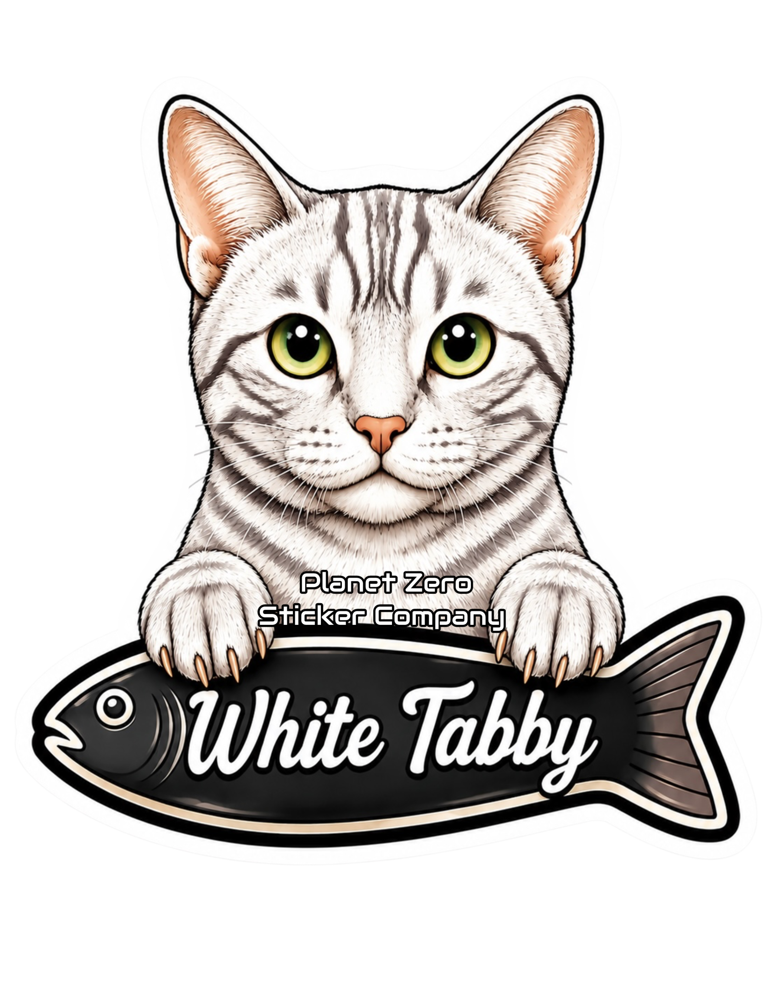 White Tabby, Cat