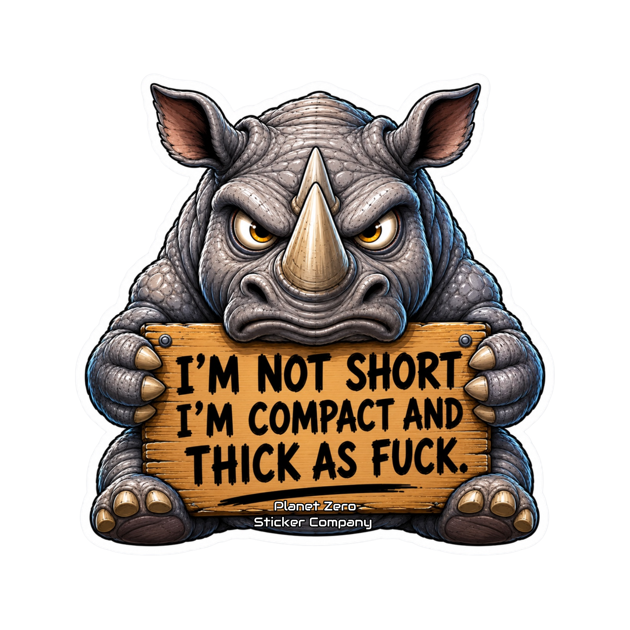 Rhino with an Attitude