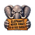 Elephant with an Attitude