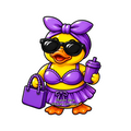 Glam Duck - Purple