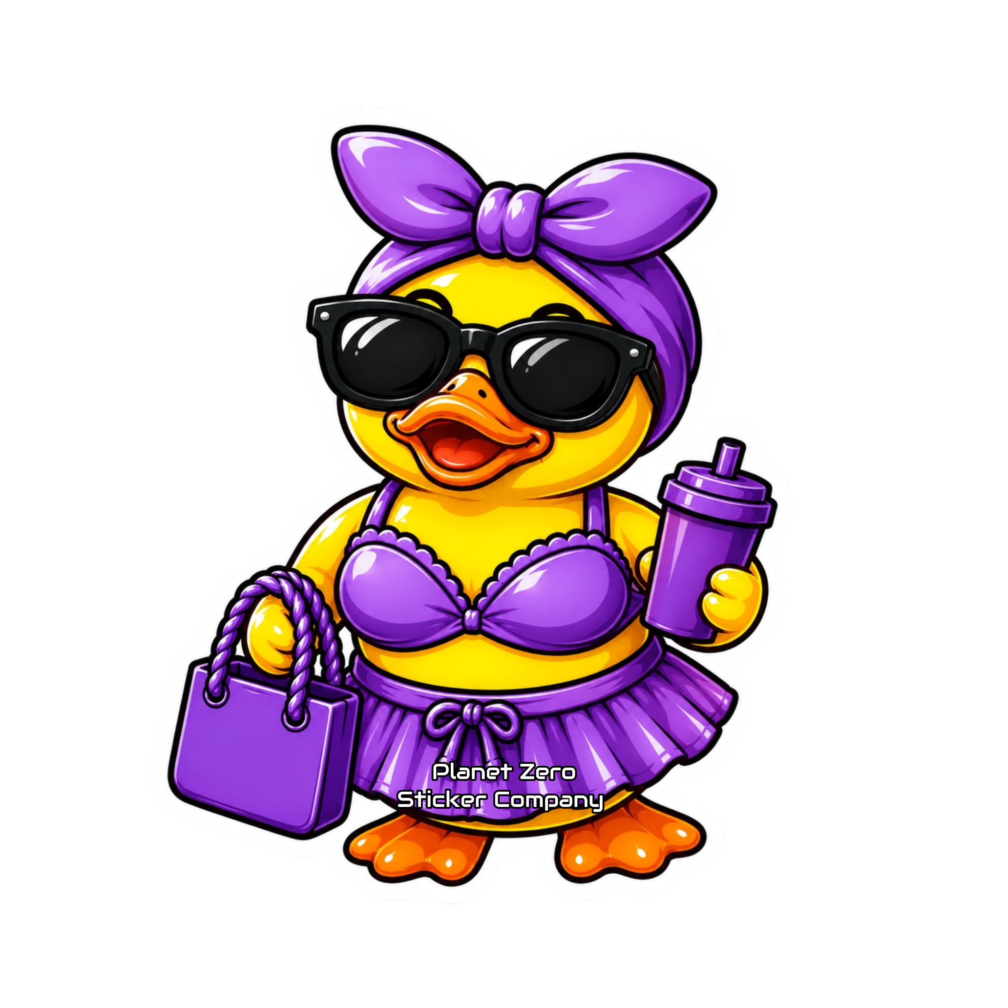 Glam Duck - Purple