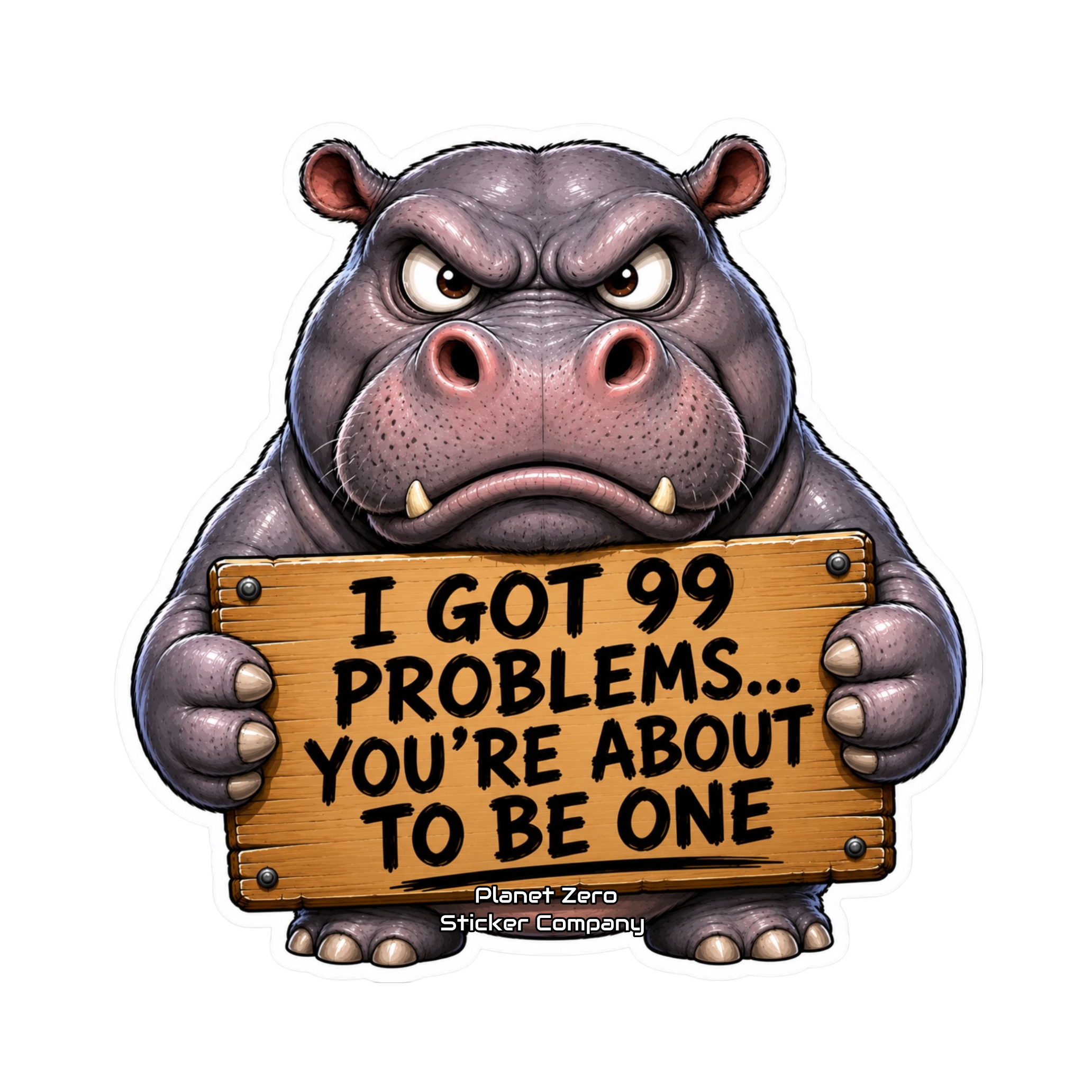Hippo with an Attitude