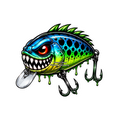 Strike Beasts™️ •Nemesis• Fishing Lure Sticker
