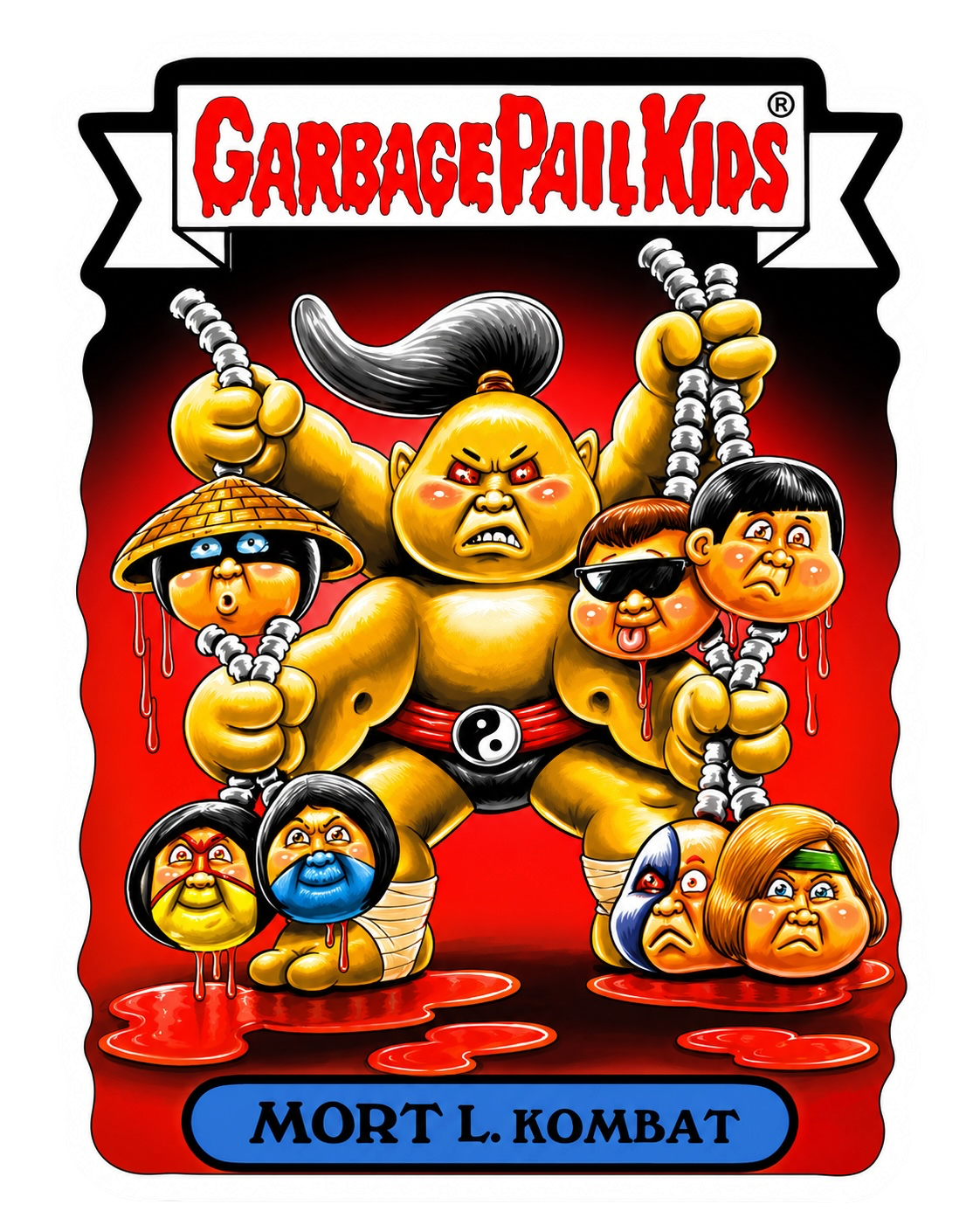 Garbage Pail kids (Mort L. Kombat)