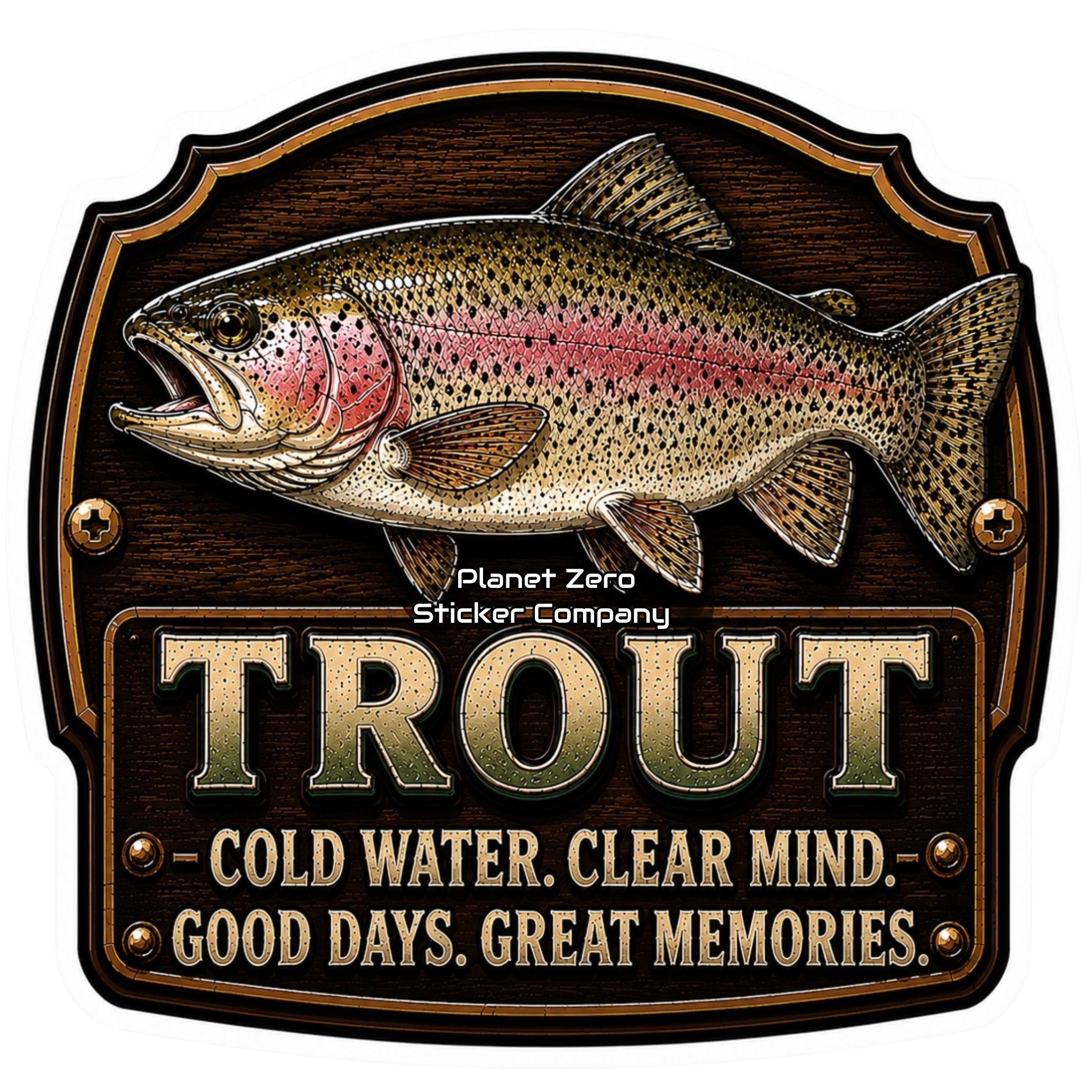 Trout – Trophy Fish Sticker