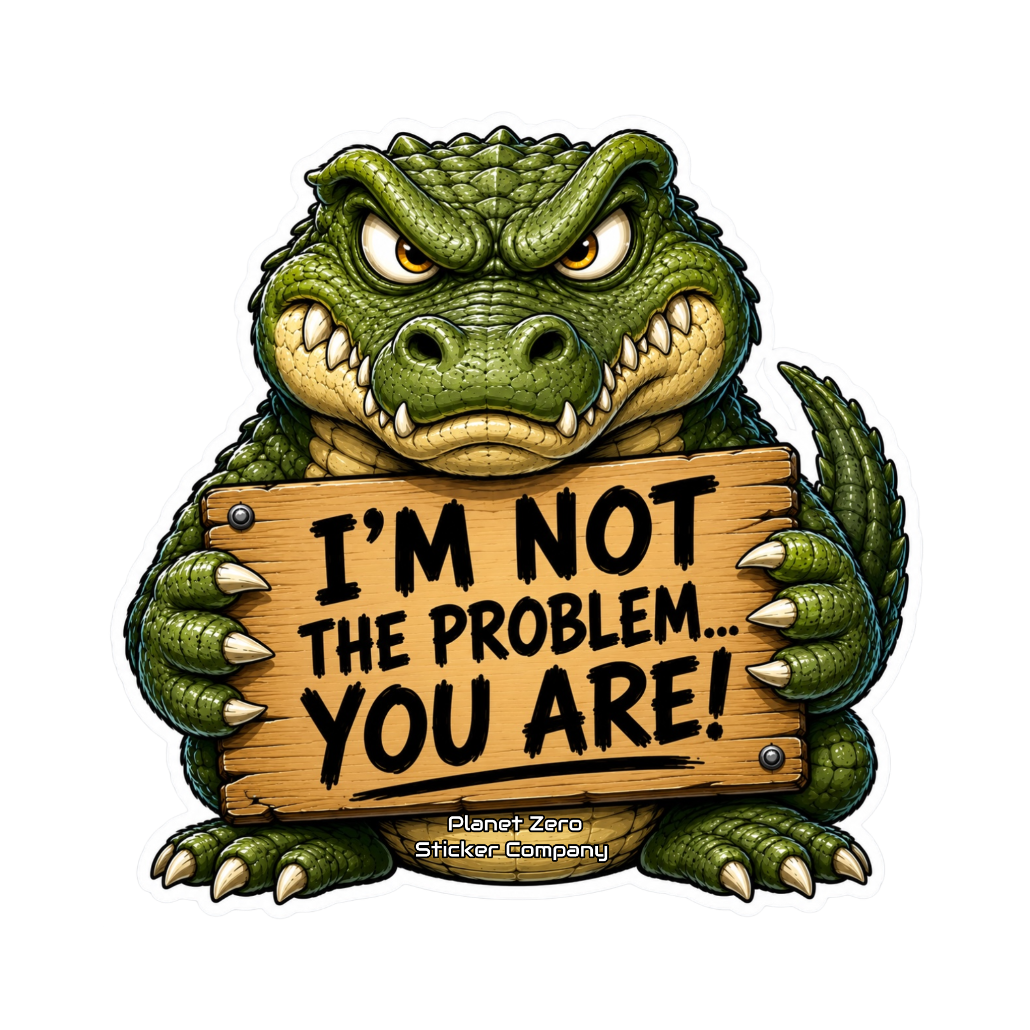 Alligator with an Attitude