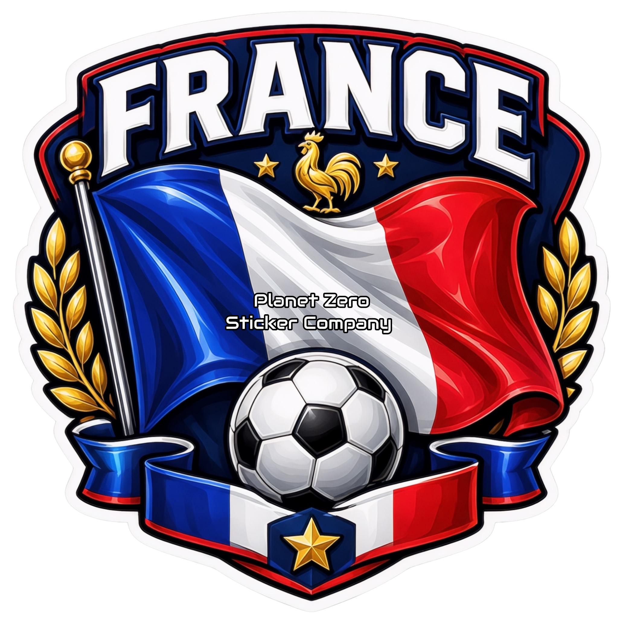 France Soccer Flag