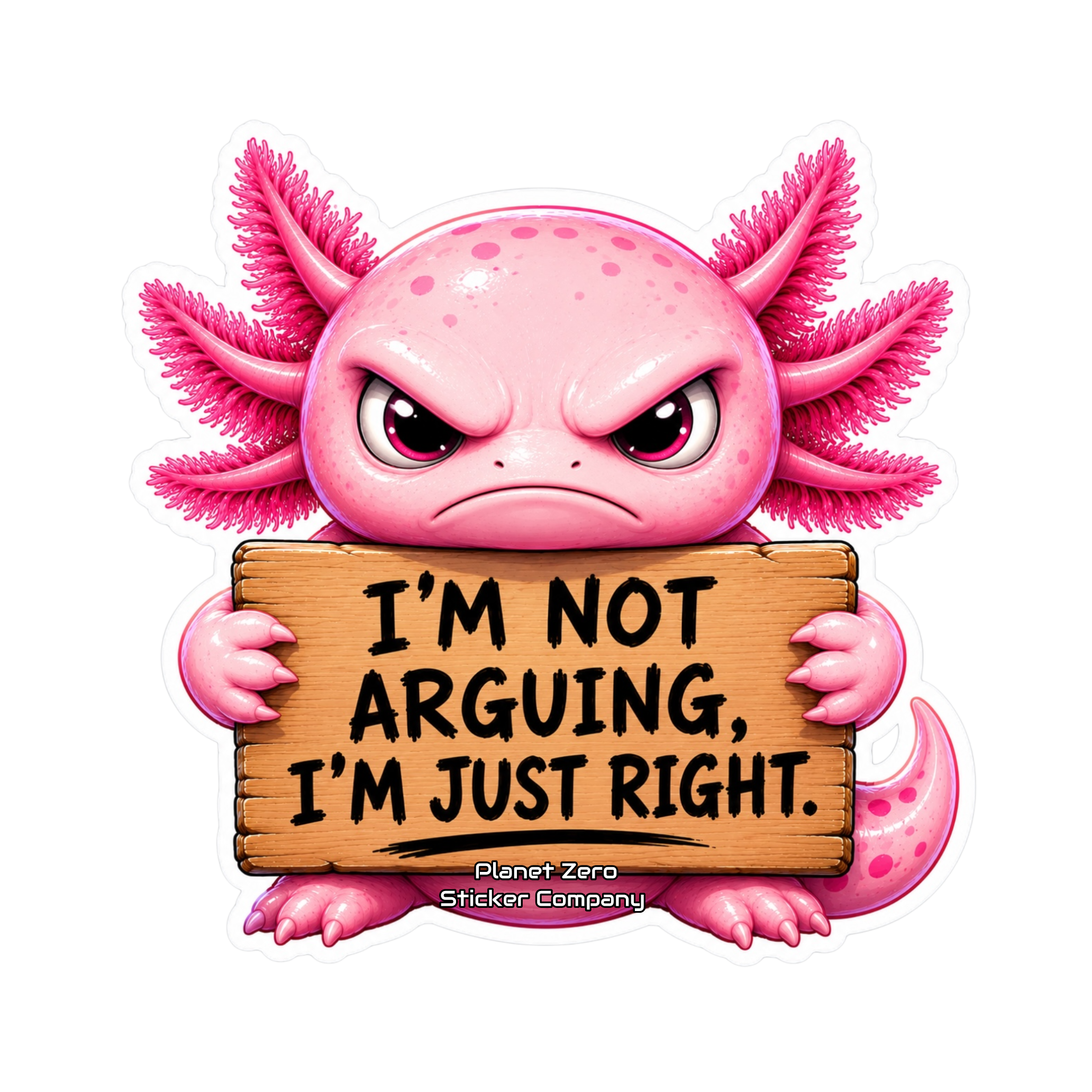 Axolotl with an Attitude