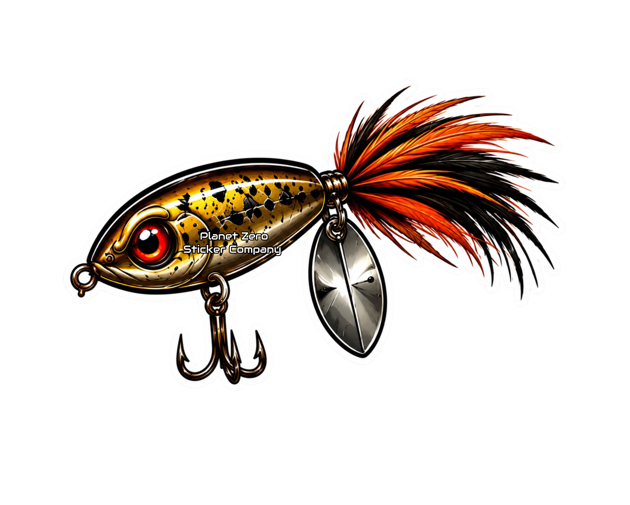 Strike Beasts™️ •Iron Jaws• Fishing Lure Sticker