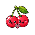Kawaii Critters •Cherries In Love•