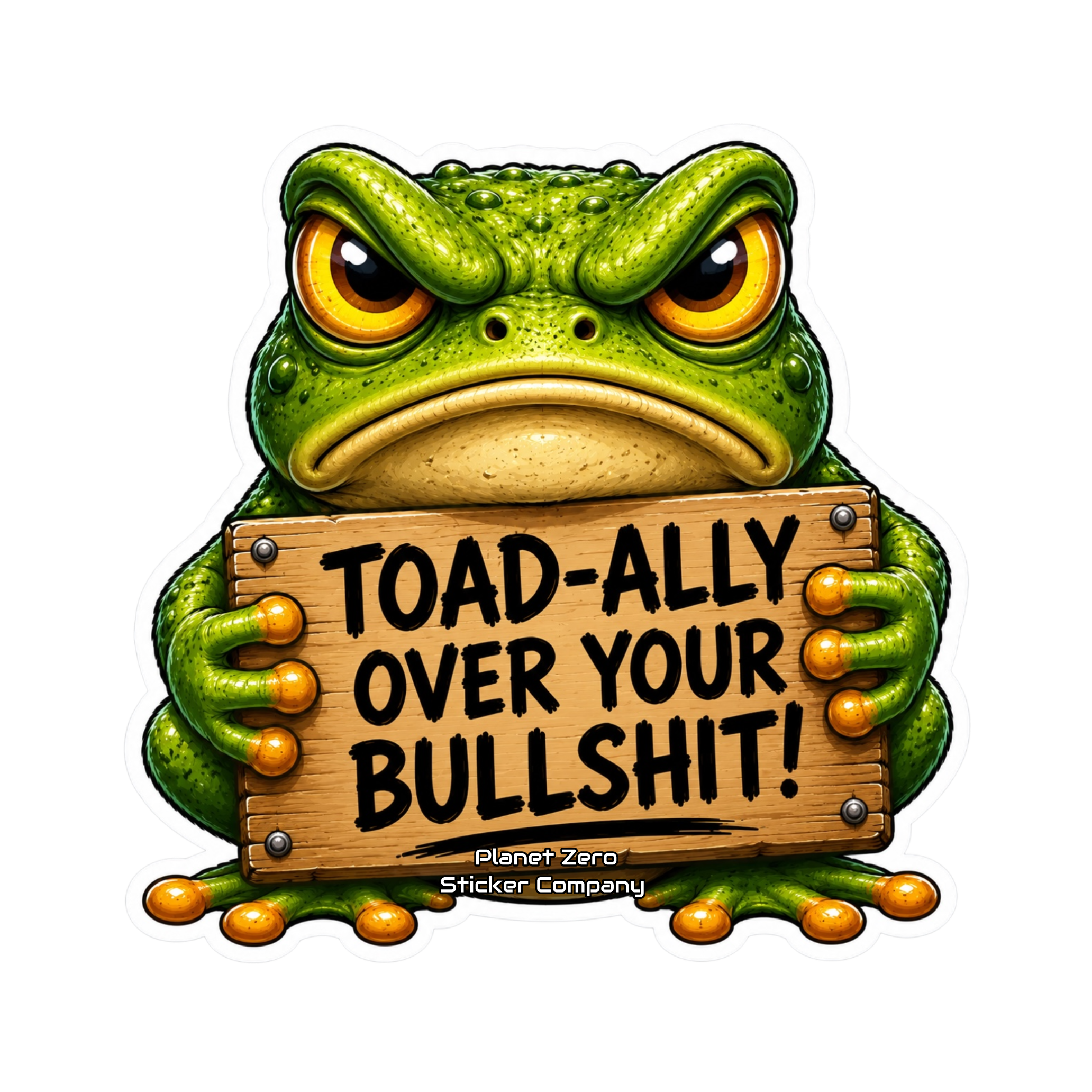 Frog with an Attitude