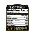 Horoscope Nutrition Facts - Sagittarius￼