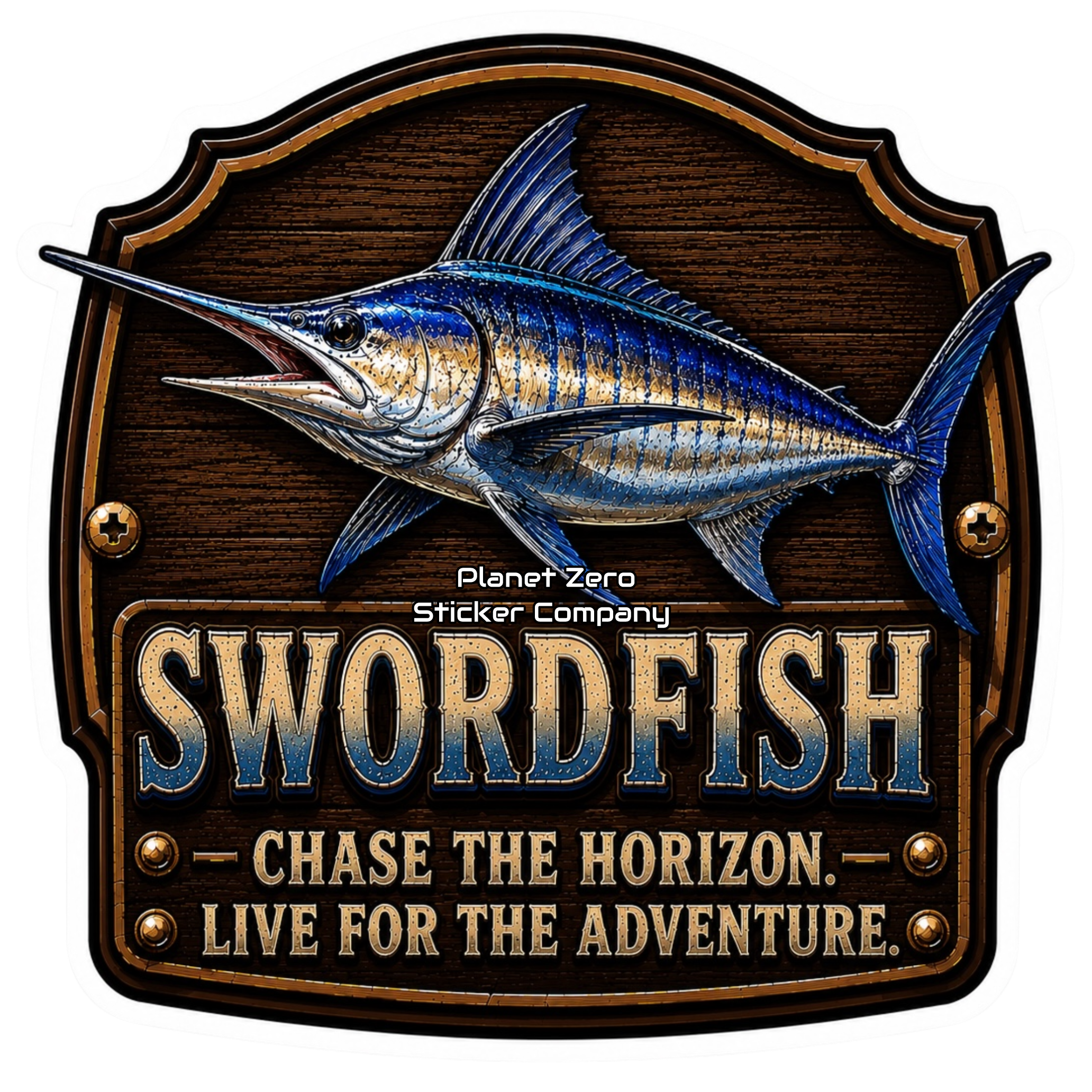Swordfish – Trophy Fish Sticker