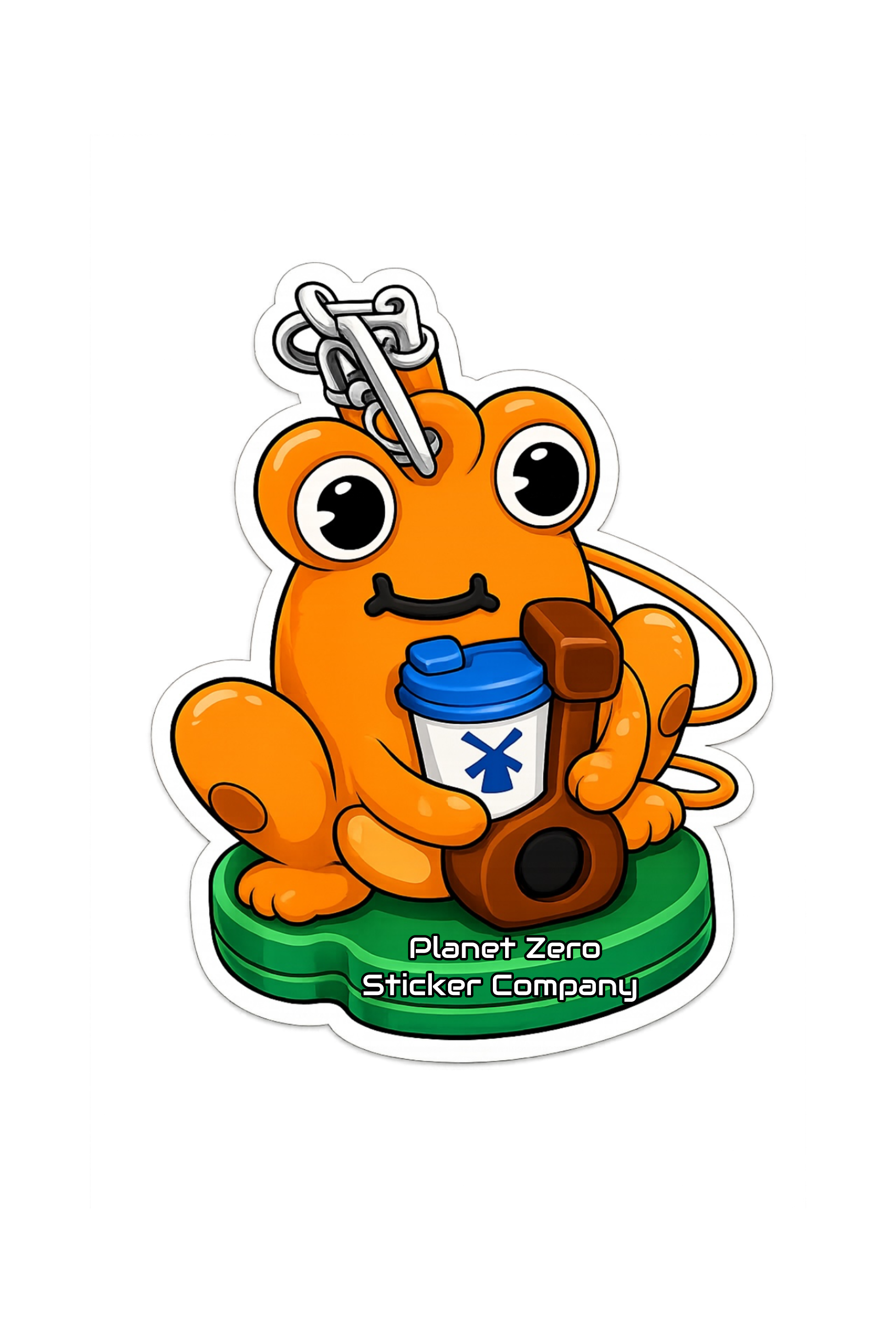 Dutch Frog Charm Drop (Sticker) #2