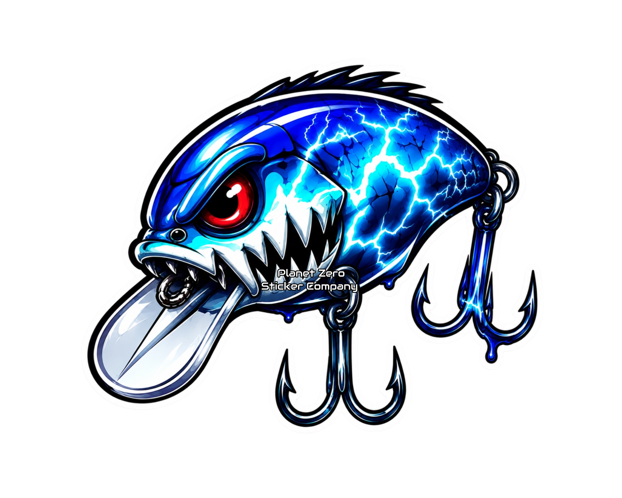 Strike Beasts™️ •Undertow• Fishing Lure Sticker