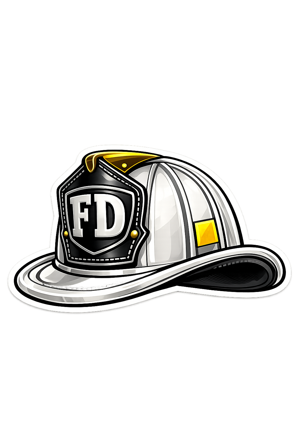 Fire Department Helmet (White)