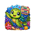 Kawaii Critters •Awesome Turtle•