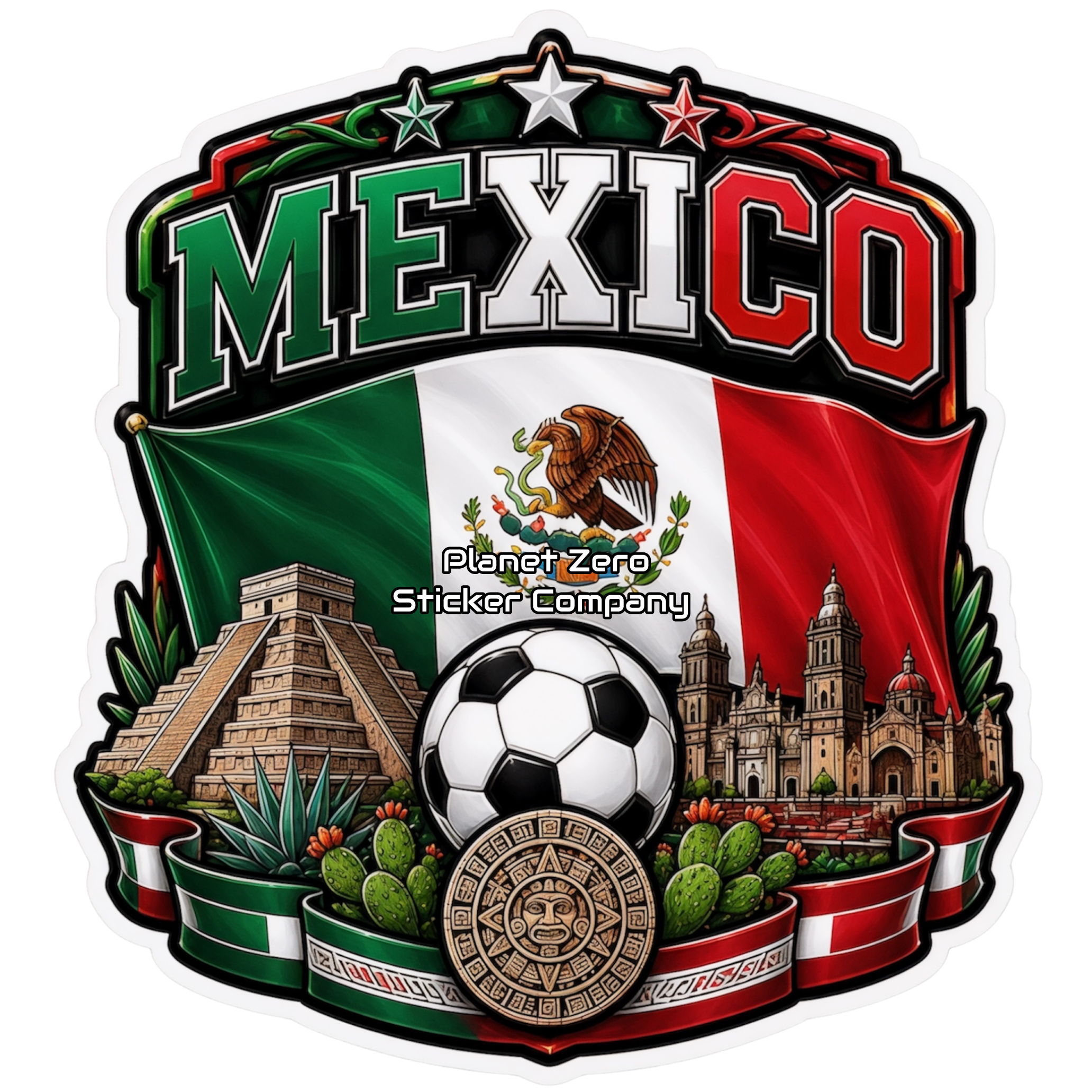 Mexico Soccer Flag
