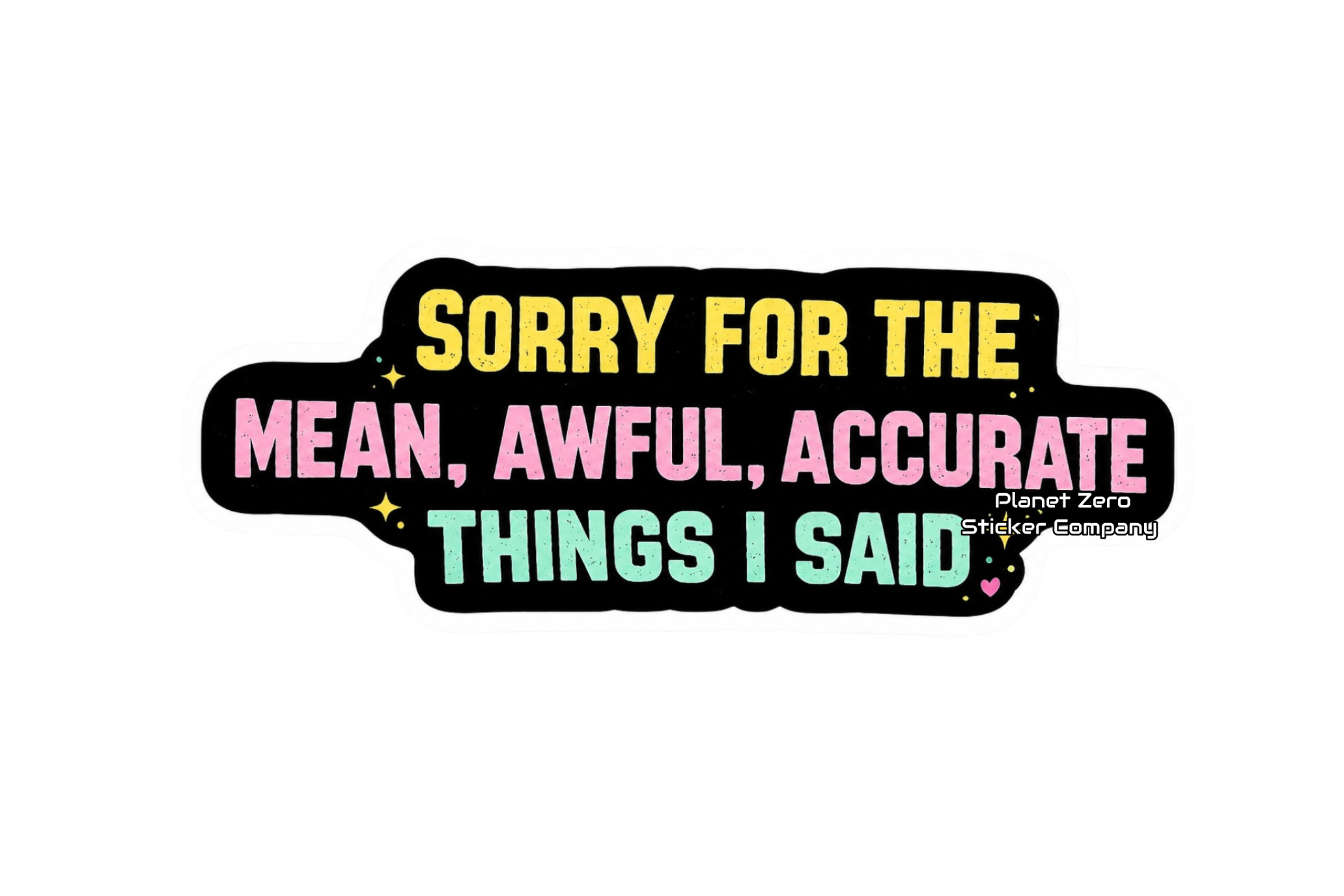 Sorry for the mean