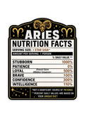 Horoscope Nutrition Facts - Aries