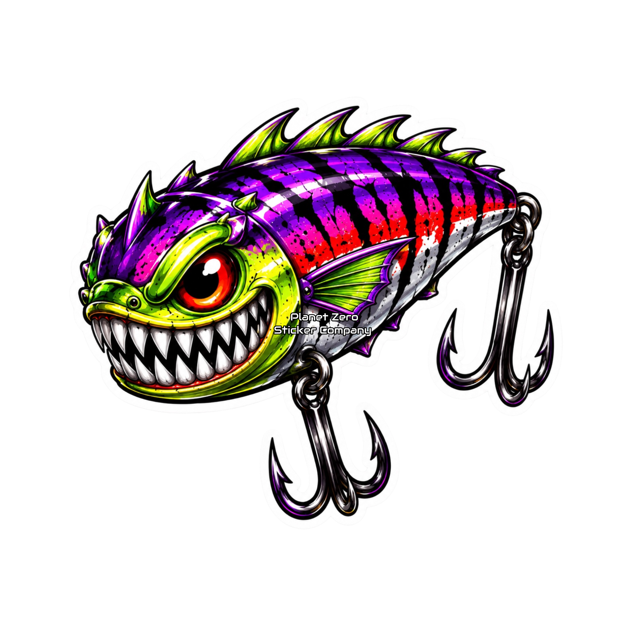 Strike Beasts™️ •Blood Moon• Fishing Lure Sticker