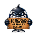 Killer whale with an Attitude