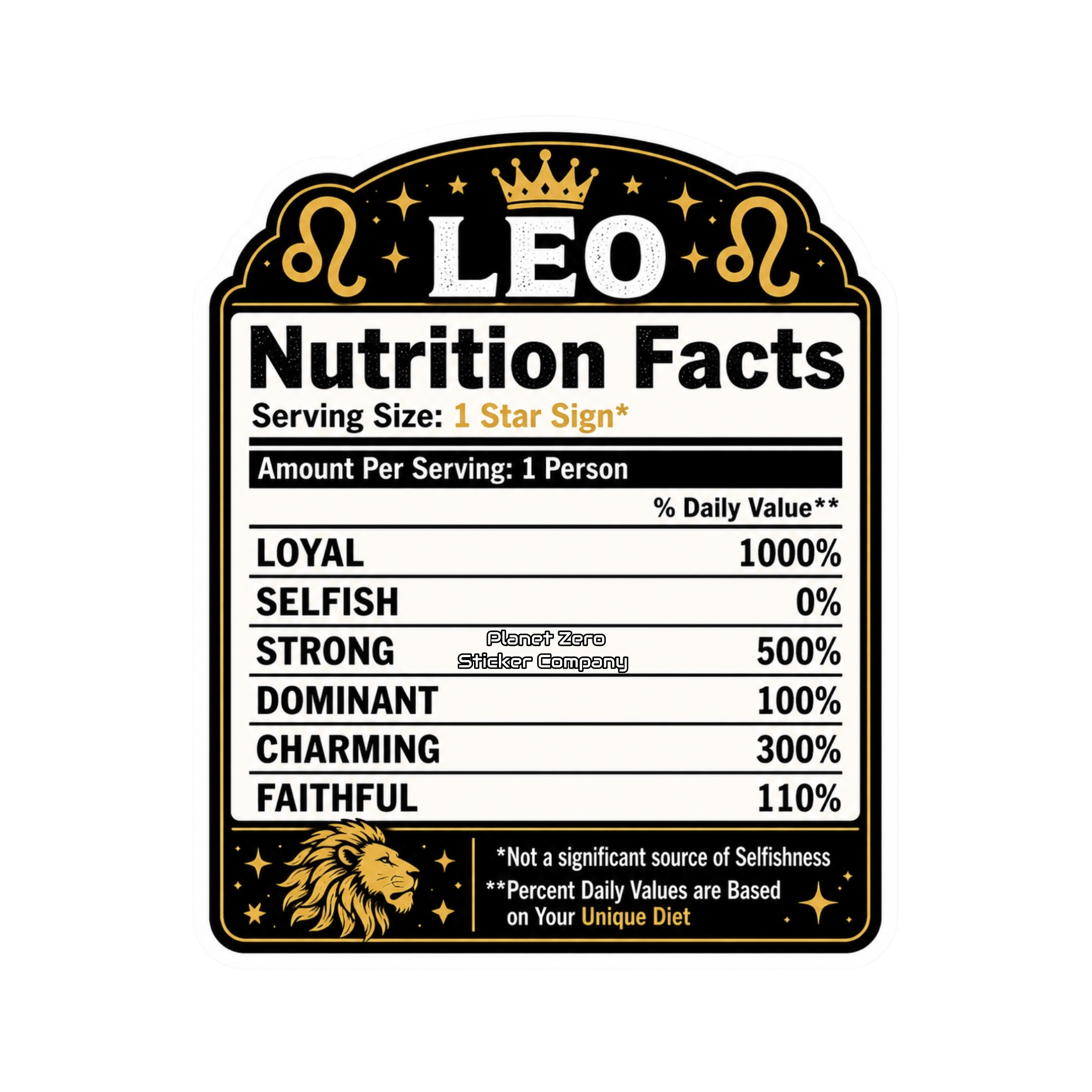 Horoscope Nutrition Facts - Leo
