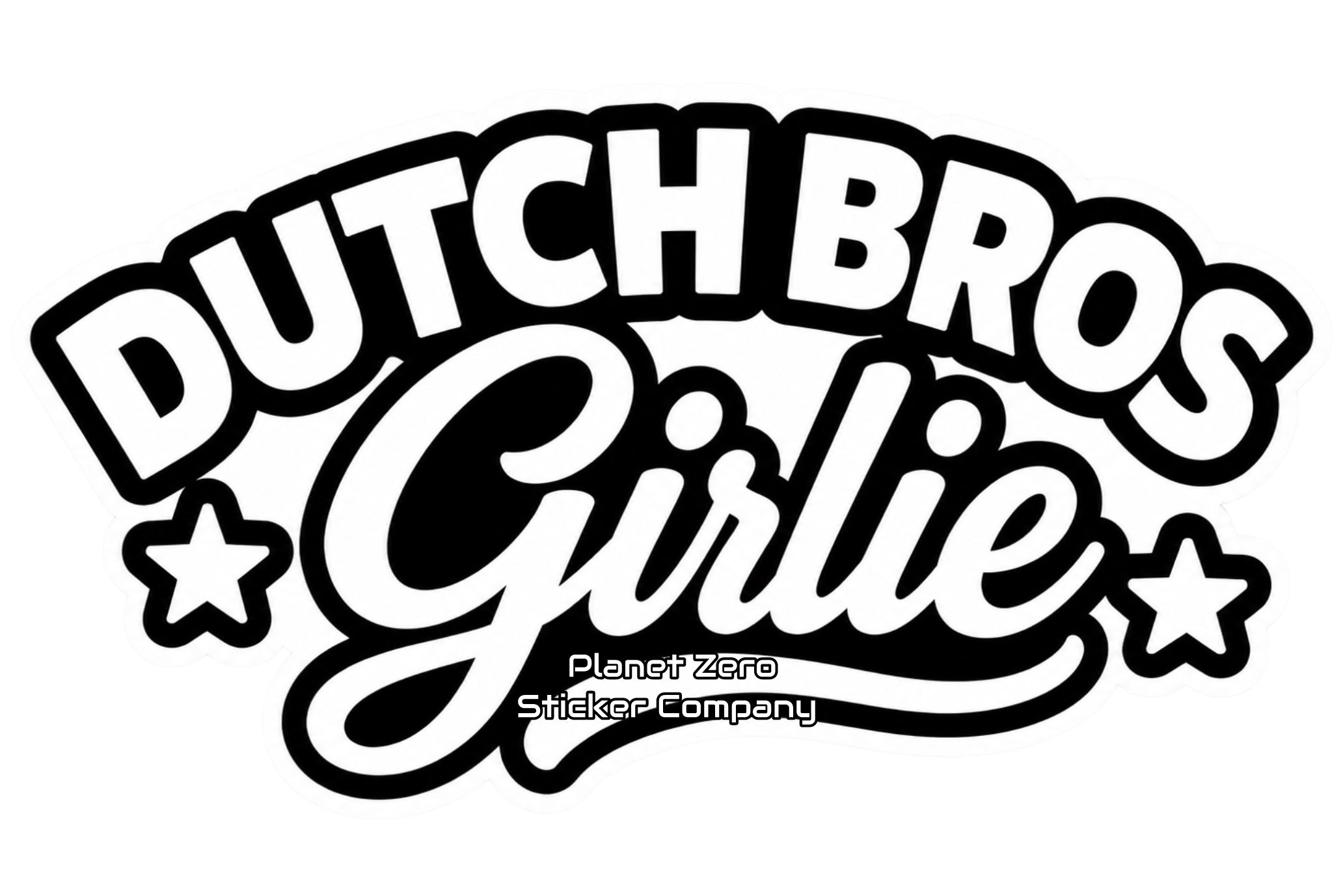 Dutch Girlie Black & White