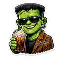 Green Classic Monster