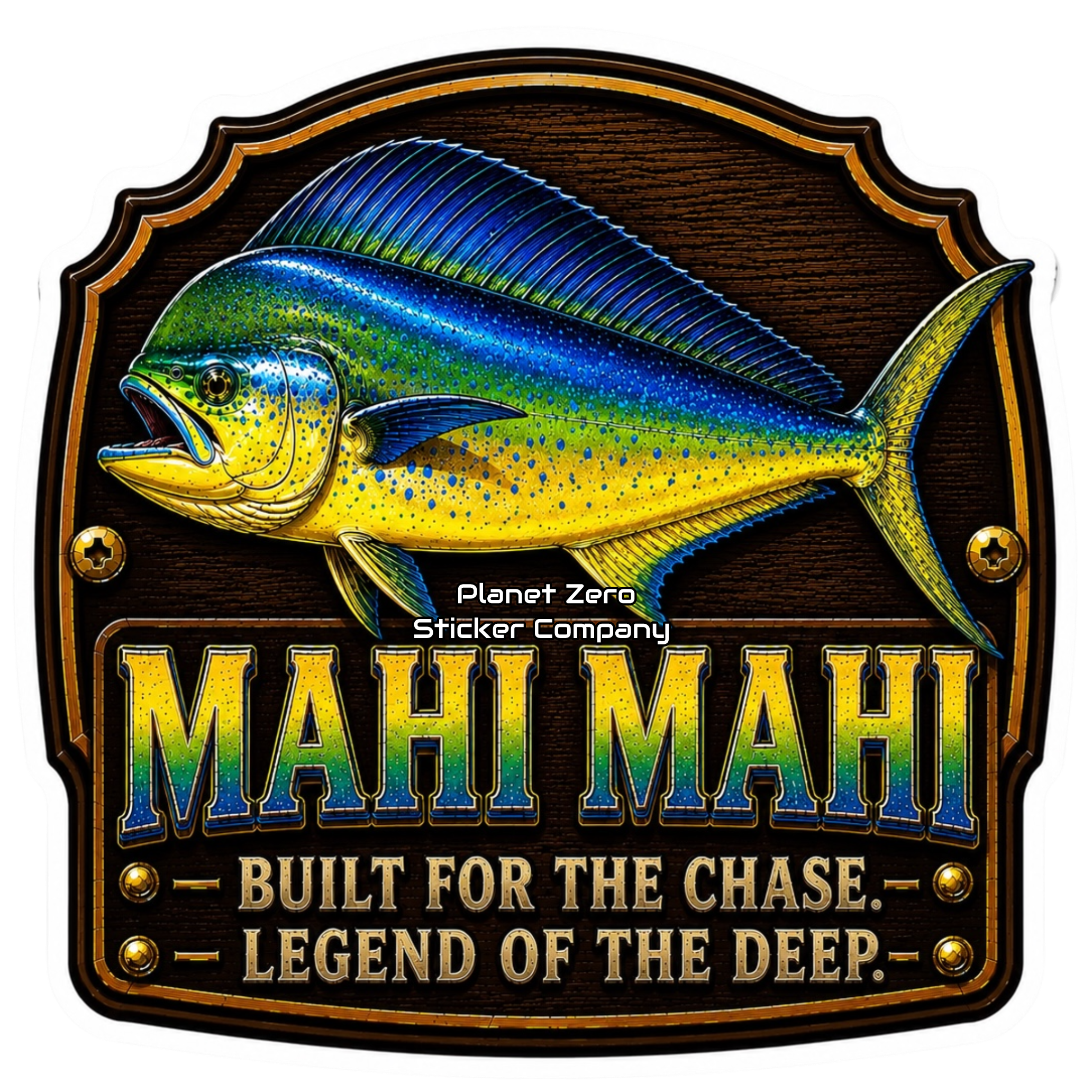 Mahi-Mahi – Trophy Fish Sticker