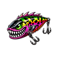 Strike Beasts™️ •Bone Crusher• Fishing Lure Sticker