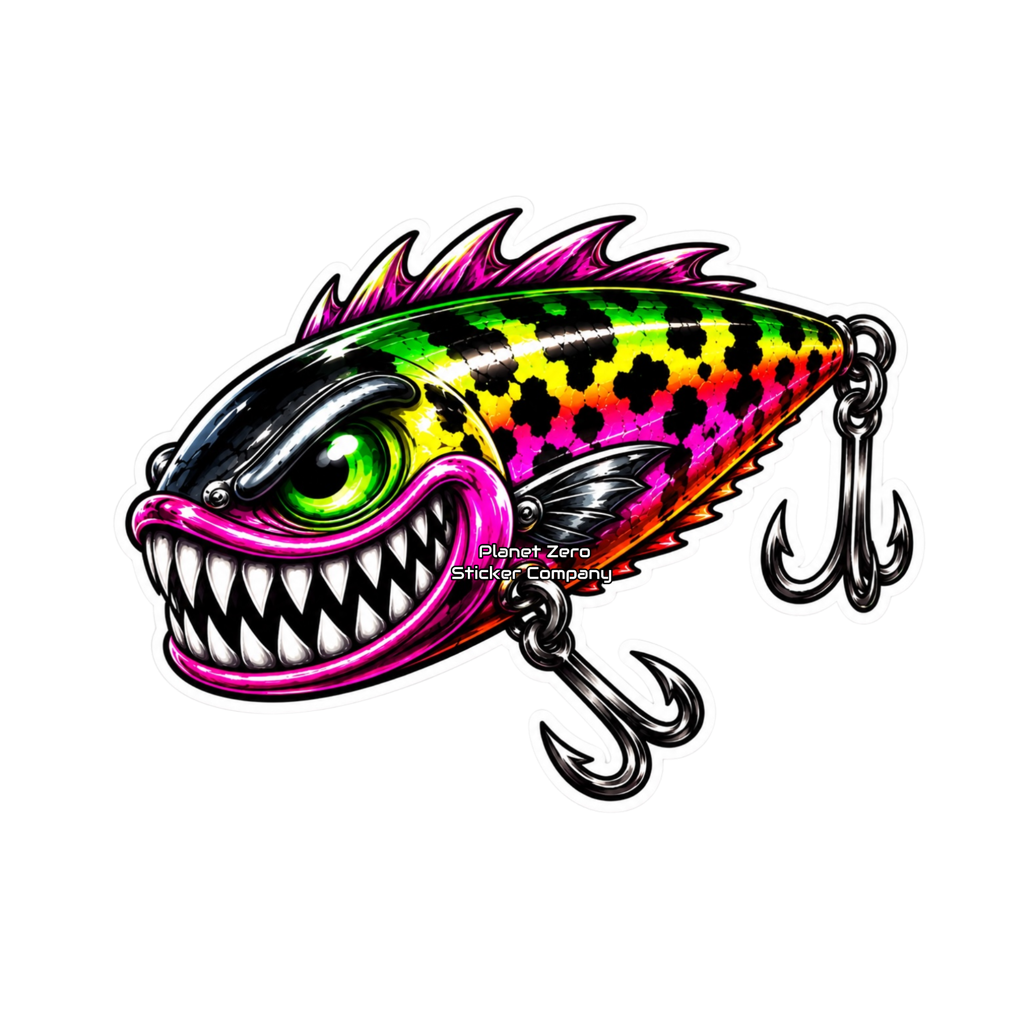 Strike Beasts™️ •Bone Crusher• Fishing Lure Sticker