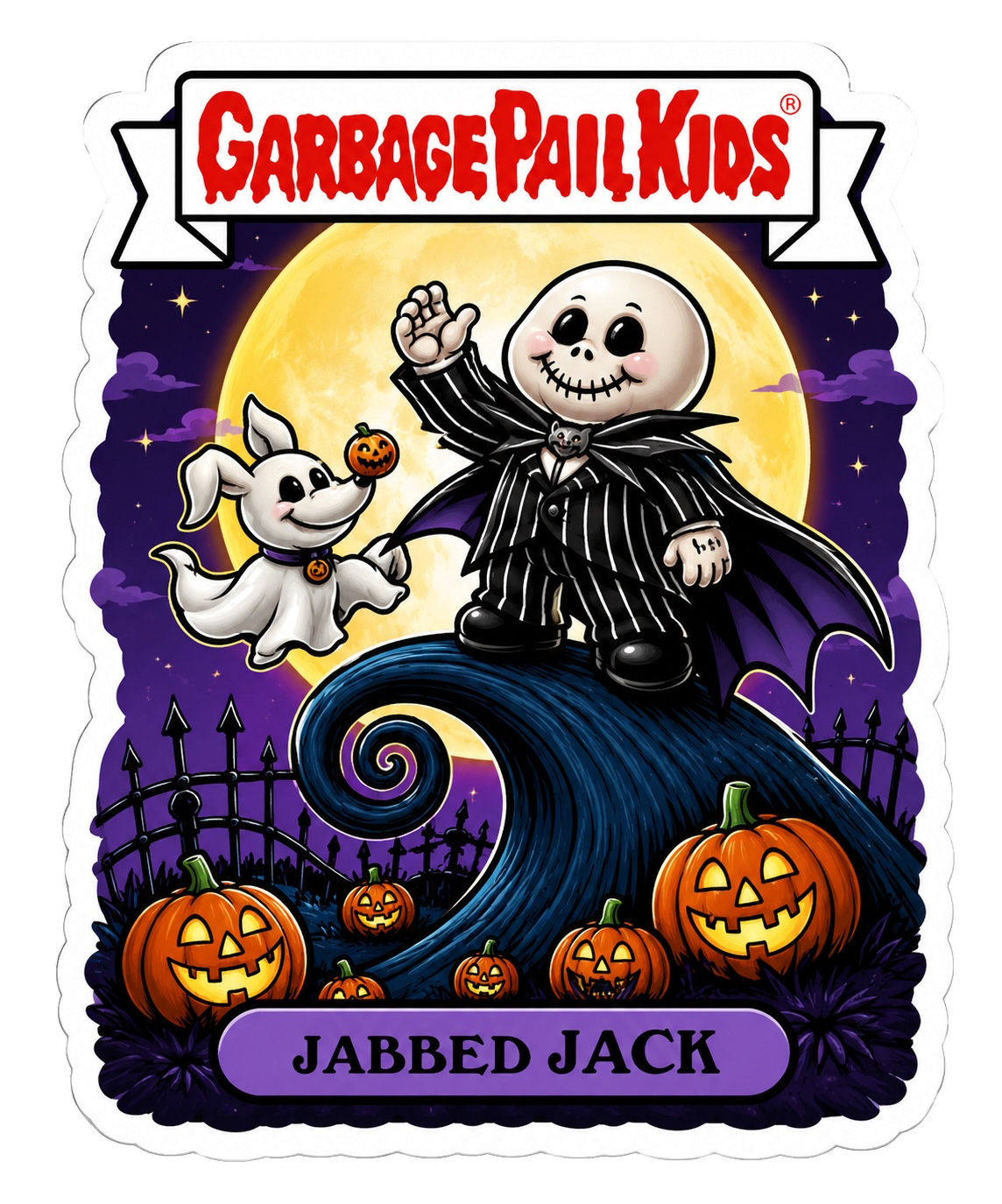 Garbage Pail kids (Jabbed Jack)