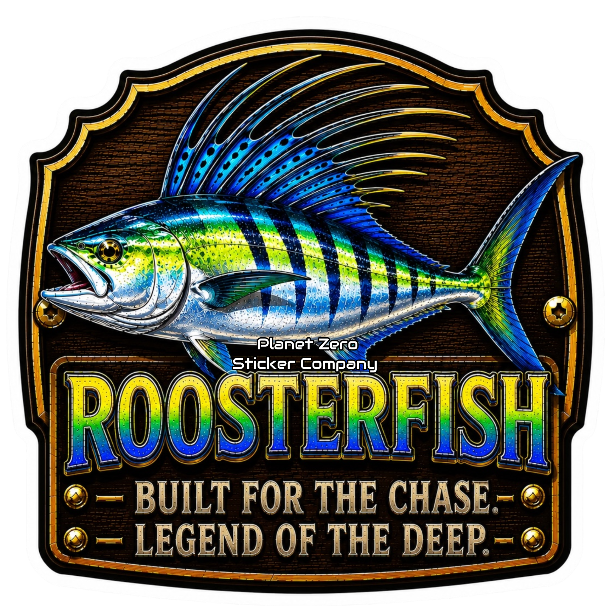 Roosterfish – Trophy Fish Sticker