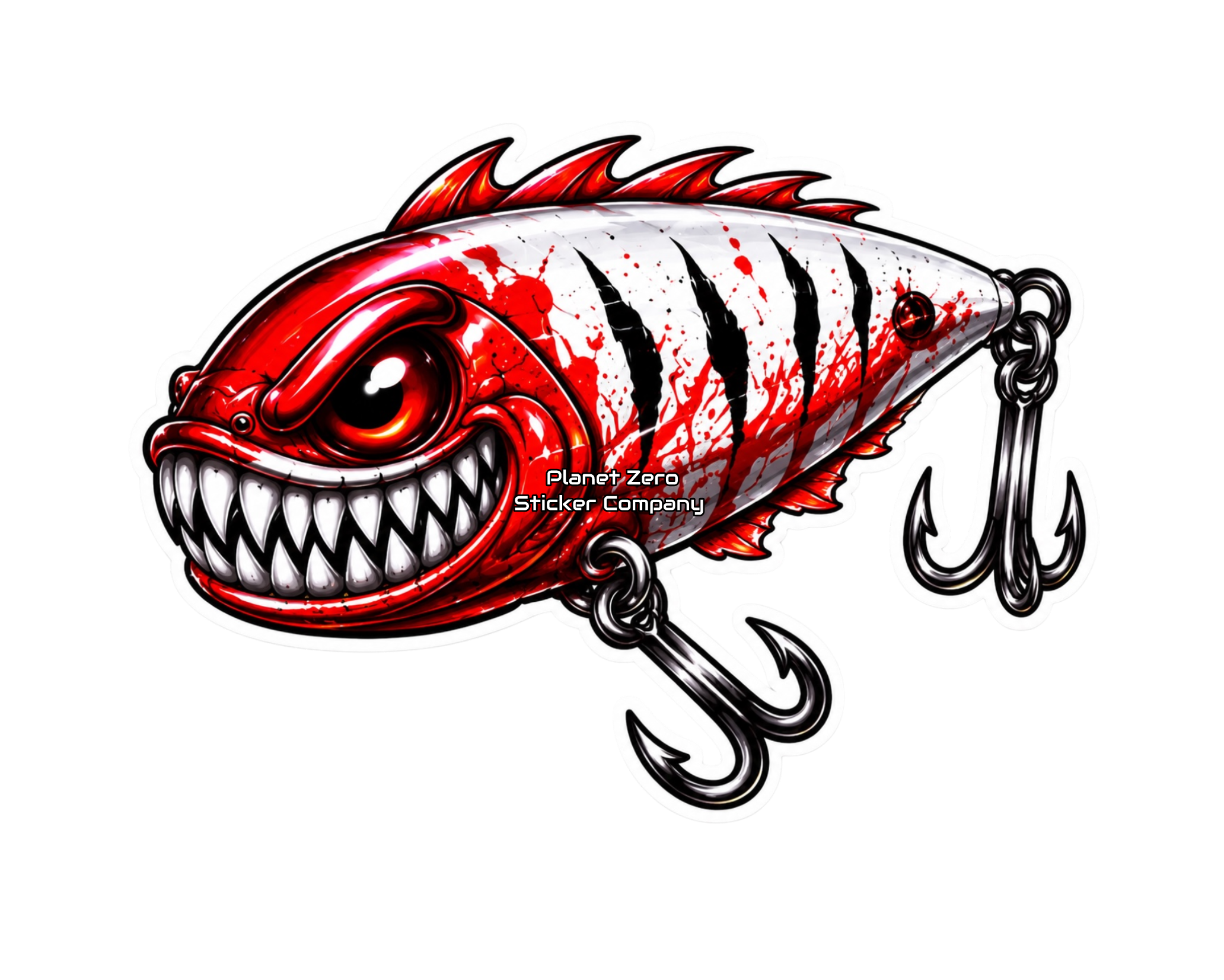 Strike Beasts™️ •Toxic Tide• Fishing Lure Sticker