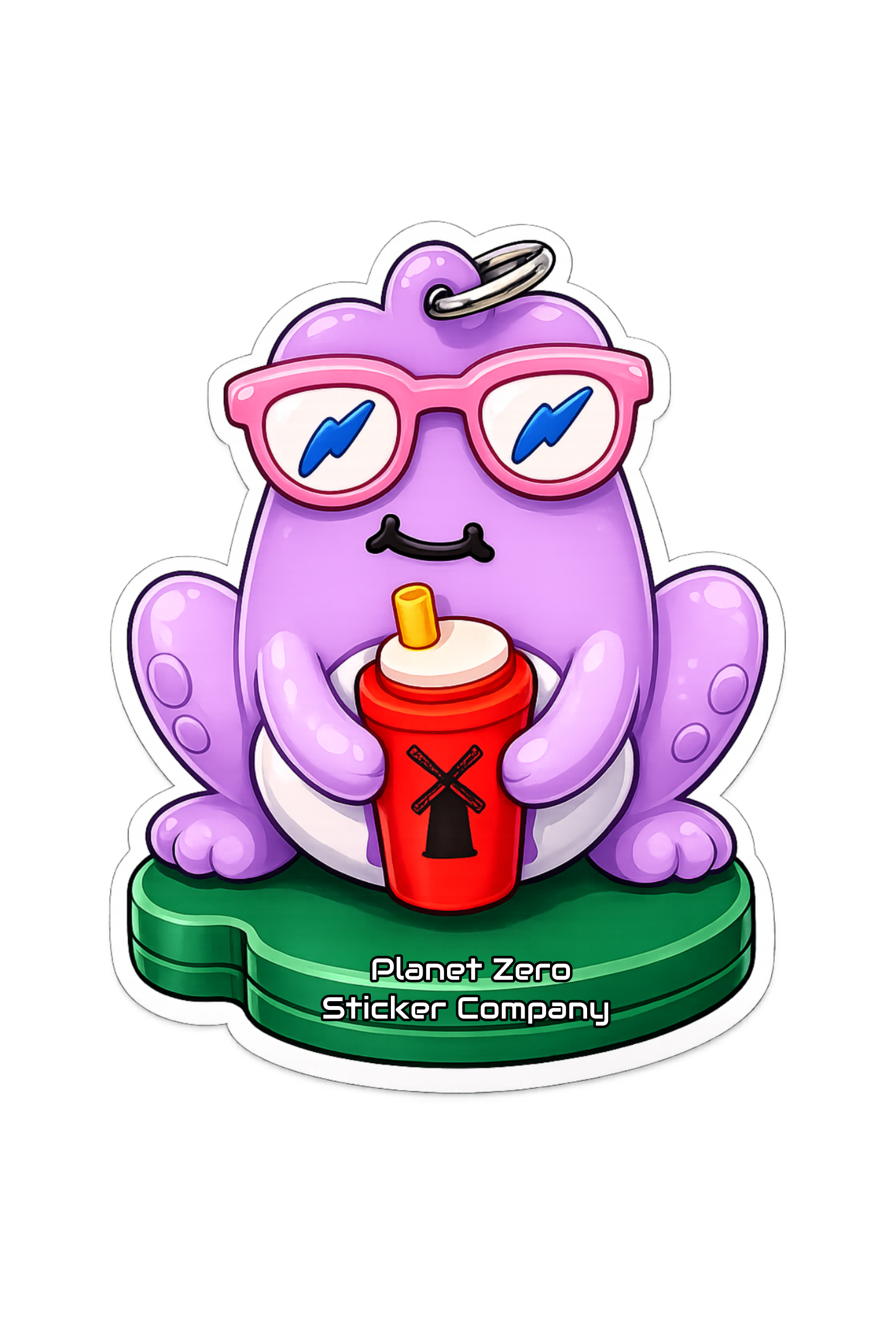 Dutch Frog Charm Drop (Sticker) #3