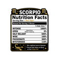 Horoscope Nutrition Facts - Scorpio