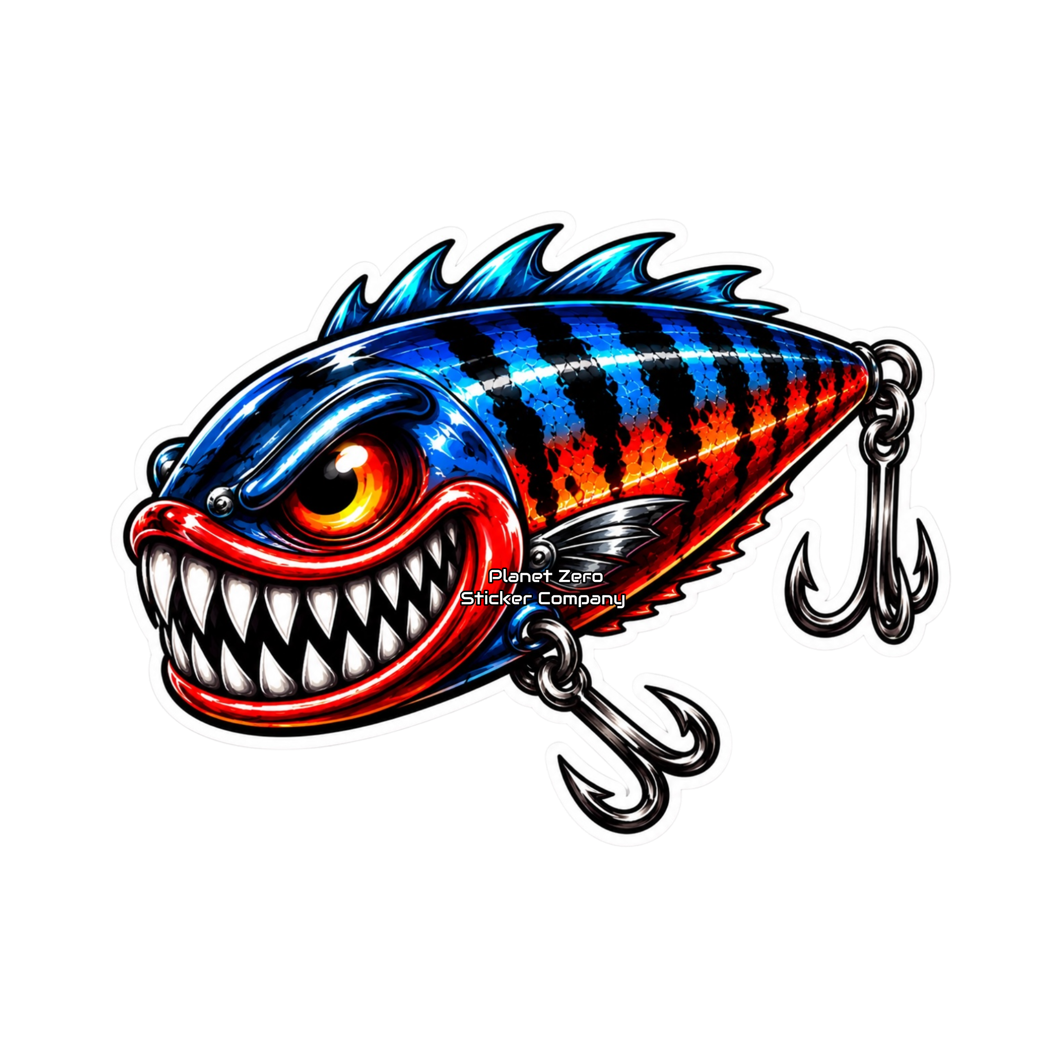 Strike Beasts™️ •Riptide• Fishing Lure Sticker