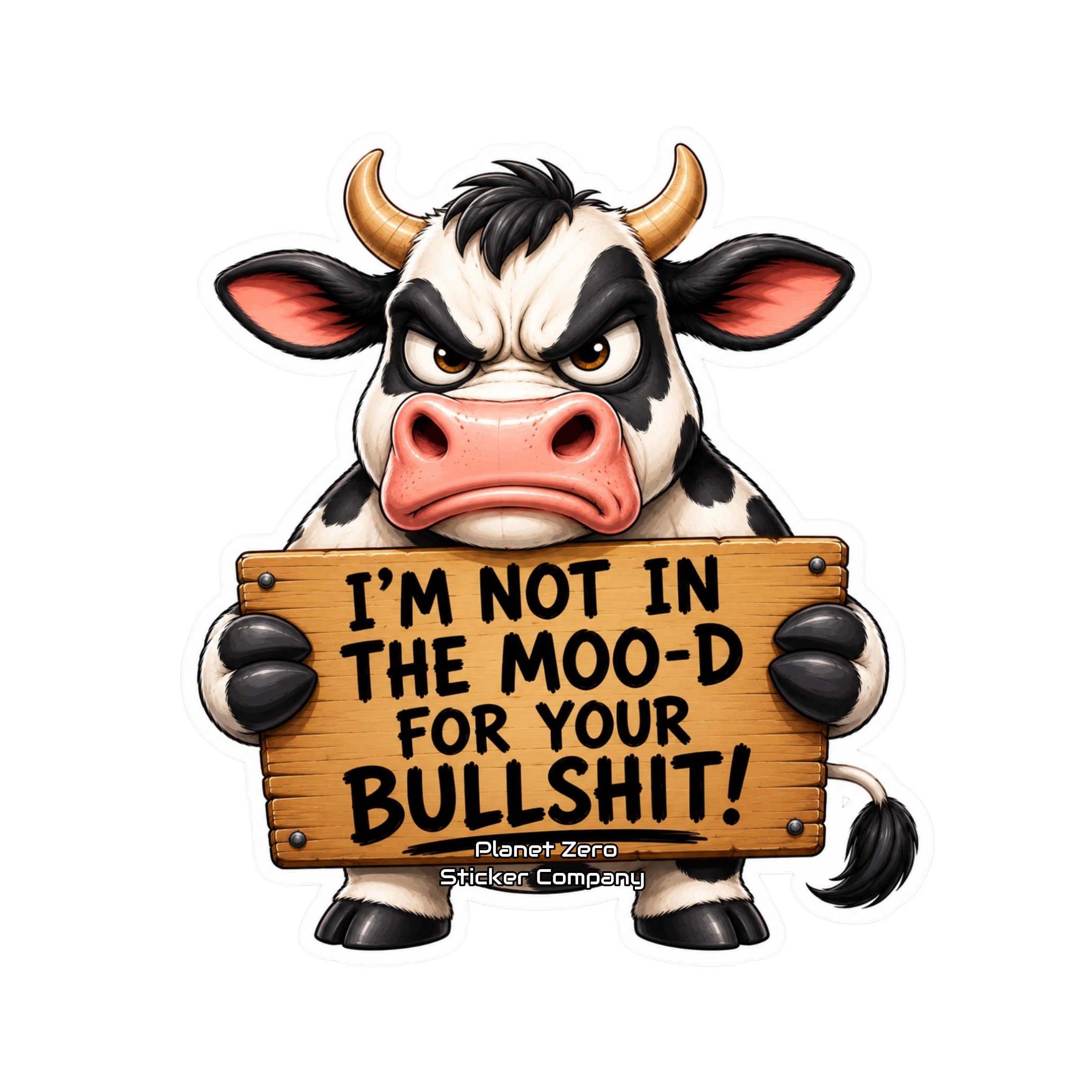 Cow with an Attitude