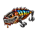 Strike Beasts™️ •Shockwave• Fishing Lure Sticker