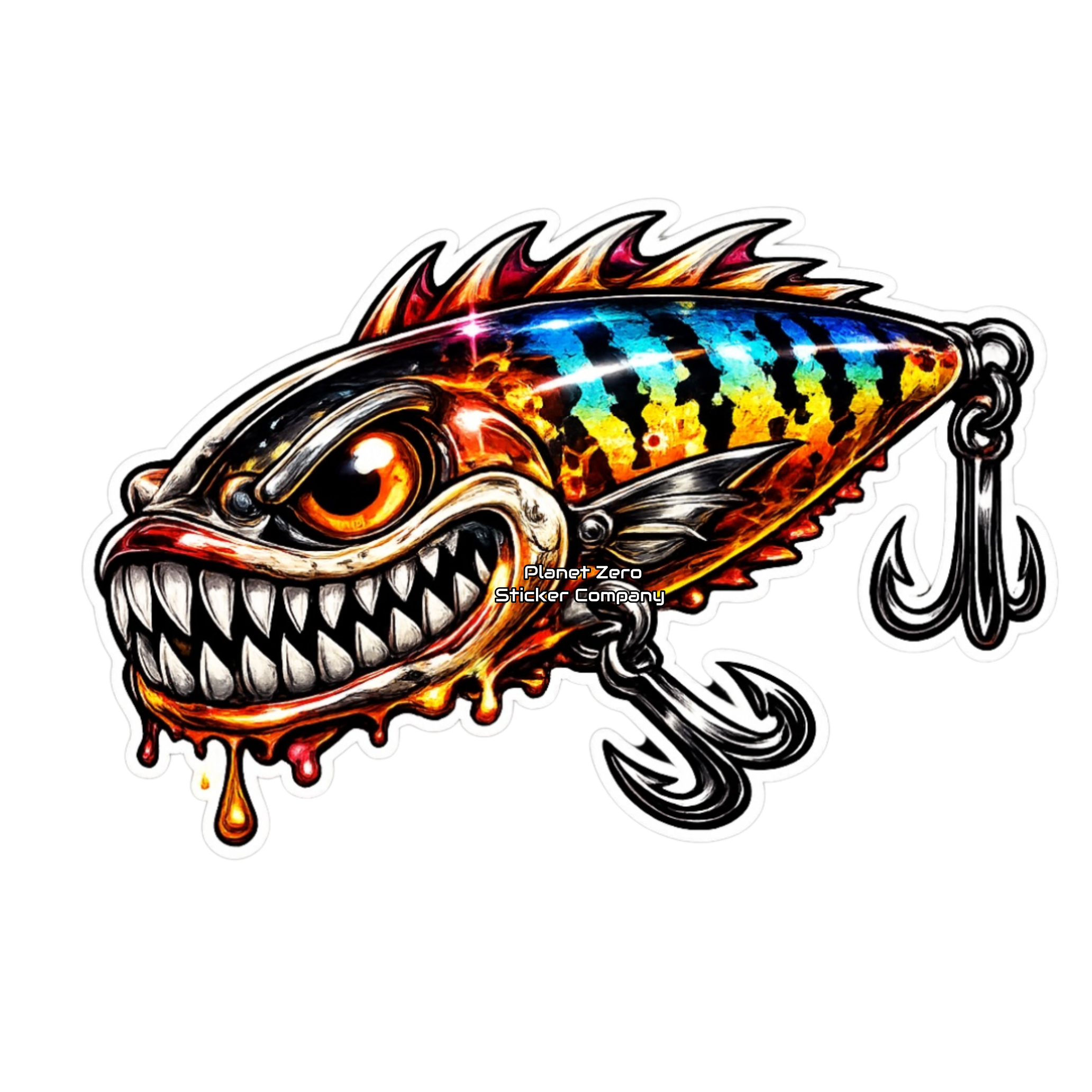 Strike Beasts™️ •Shockwave• Fishing Lure Sticker
