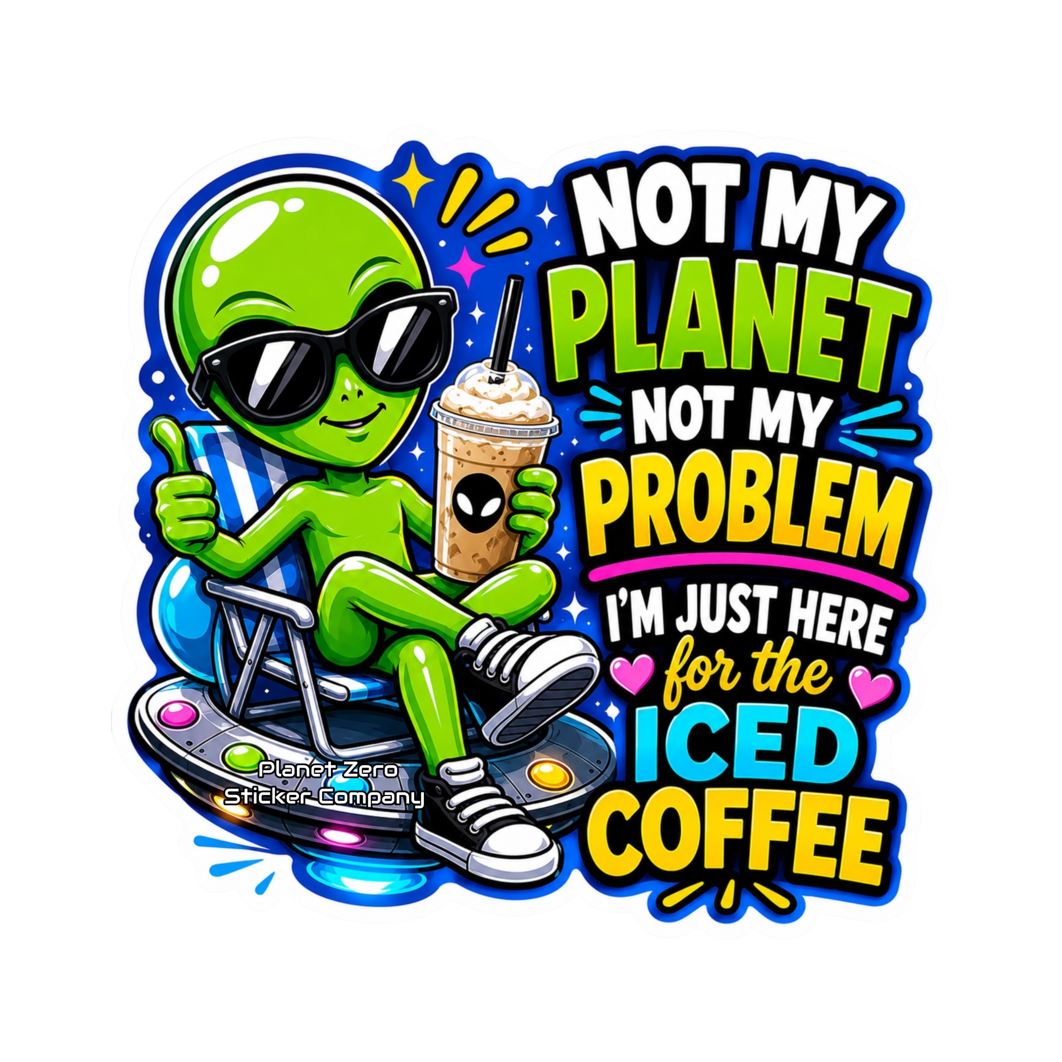 Alien With A Coffee Attitude