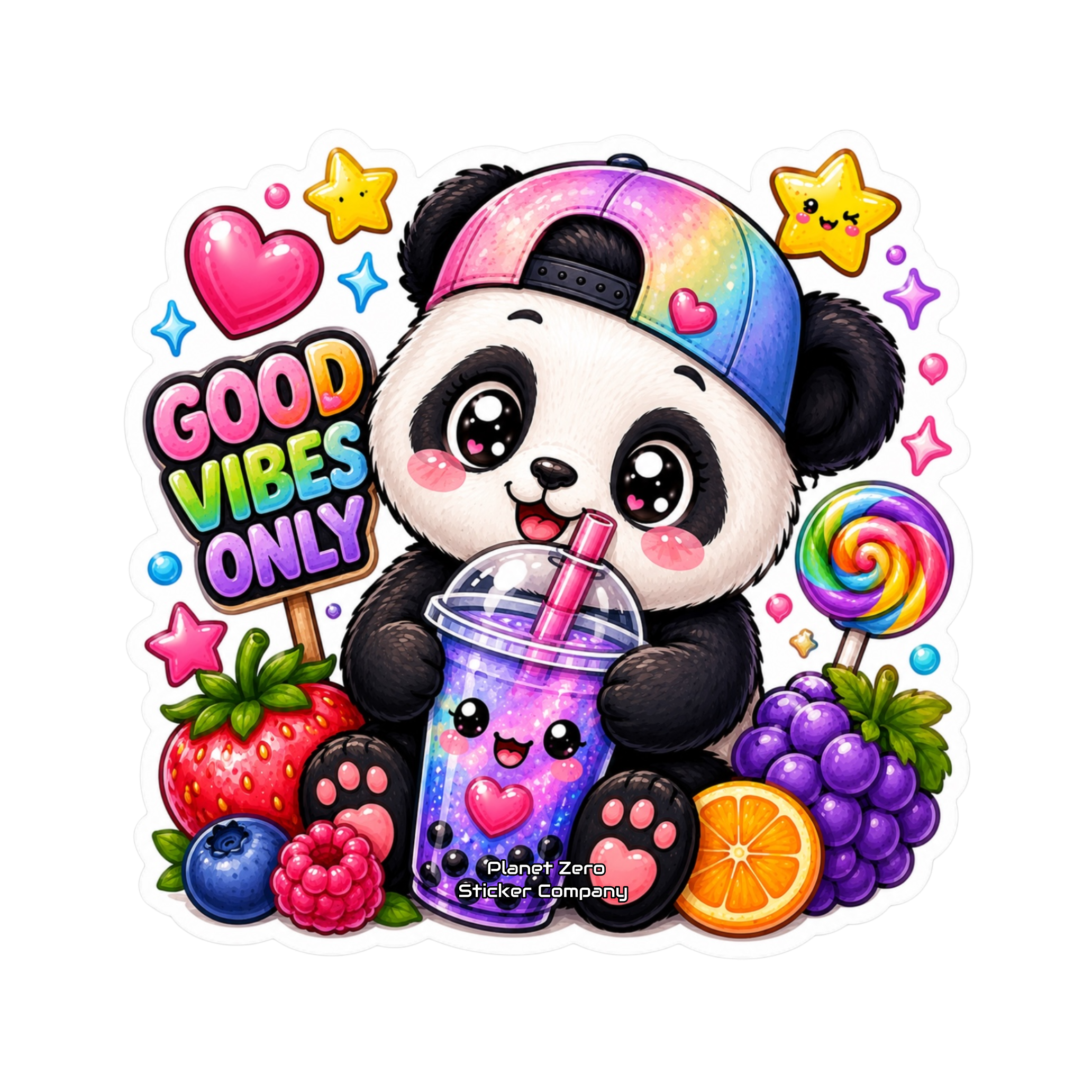 Kawaii Critters •Panda & Boba•