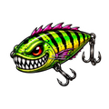 Strike Beasts™️ •Frostbite• Fishing Lure Sticker