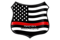 Fire Department Flag Badge