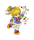 Rainbow Girl w/Stars